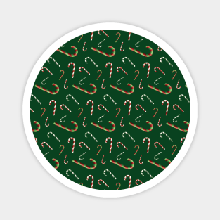 Candy Canes Pattern Magnet